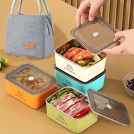 Lunch box 304 lunch box stainless steel lunch box refrigerator storage box