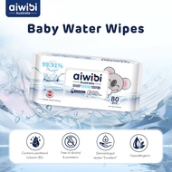 Aiwibi Baby 99.91% Pure Water Wipes (80's x 12Pack)