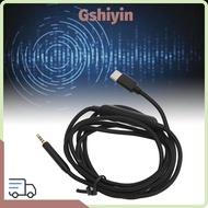 GSHIYMY 2.5mm to USB C Sound Cord, With Mic 4.9ft / 1.5m 2.5mm to Type C Cable, Flexible Lossless No