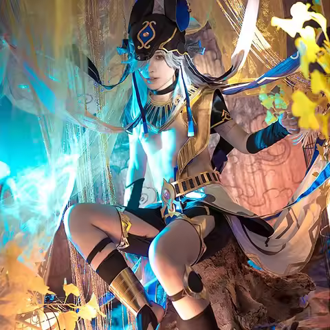 Cyno Cosplay Game Genshin Impact Costume Full Set Fashion Battle Uniforms Halloween Crossdressing Pa
