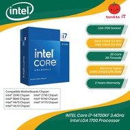 INTEL Core i7-14700KF 3.4GHz Intel LGA 1700 Processor