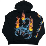 2026 New Style ALL SAINTS Scorpion Fire Pattern Hoodie Big Logo Printed Top Ready Stock