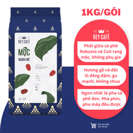 1KG Cà phê rang Mộc Mạnh Mẽ (Phối Robusta & Culi)- 1kg/gói - Coffee blend nguyên chất Pha Máy Pha Ph