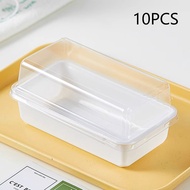 wangyueh 10 50PCS Sandwich Packaging Box Half-piece Sandwich Burger Packaging Case Baking Picnic Lun