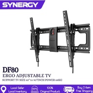 DF80-T Ergo Adjustable TV Wall Mount Bracket Extended Fit 65" Inch to 90" Inch LCD LED Flat Panel