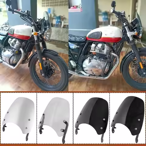 Motorcycle Windscreen Pare-brise for Royal Enfield Interceptor 650 Windshield Accessories Wind Defle