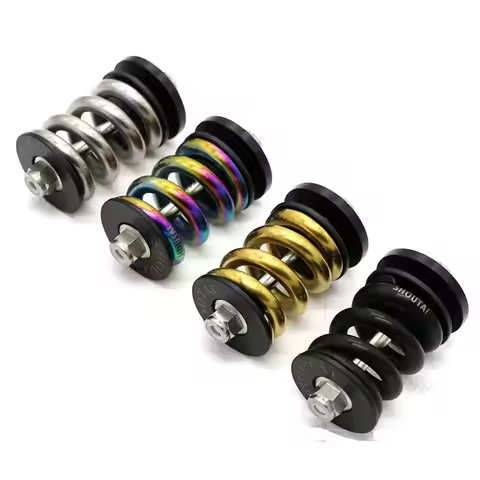 Shock Absorber For Brompton BMX Brompton Bicycle, TC4 Titanium Alloy, Spring, Bike Parts, 4 Colors