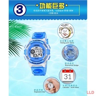 g shock ☋❆jam budak lelaki perempuan kid's watch colorful LED night light boys and girls waterproof 儿童电子表jam tangan taha