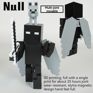 Minecraft Peripheral Multi-Jointed Articulated Annoying Villager with Elytra Figure Model Gift