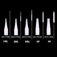 100pcs 1RL/3RL/5RL/5F/7F Sterilized Disposable Permanent Makeup Needles Tattoo Needles for Eyebrow T