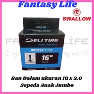 Fantasy Inner Tube 16 x 3.0 delitire swallow Width 3.00 jumbo Children's Bicycle