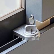 日本GUARD 兒童安全鋁窗鎖_小安全鈕型(銀)