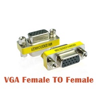 VGA female to female adapter DB15 hole to hole vga wire extension head display connector 15 pin conn