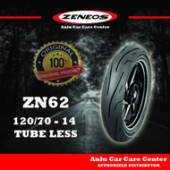 120/70 R14 ZN62 ZENEOS Motorcycle Tire Tubeless