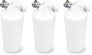 3Pcs AQ-4125 Shower Water Filter (with Connector), Compatible with Aquasana AQ-4125、AQ-4100、 AQ-4100