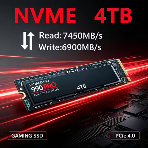 M.2 2280 PCIe4.0 NVMe SSD 990 PRO Internal Solid State Drive High Speed Gaming Storage Disk For Play