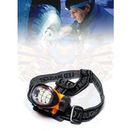 LAMPU KEPALA,LAMPU HIKING,LAMPU LEDWater Resistant HeadStrip LED Light Headlamp Camping Headlight La