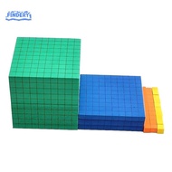 [FD] Ten Blocksplete Set Kids Math Plaything Math Blocks Plastic Base Ten Set Cube Kids PH