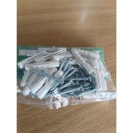 Screws + screw housing set s 6