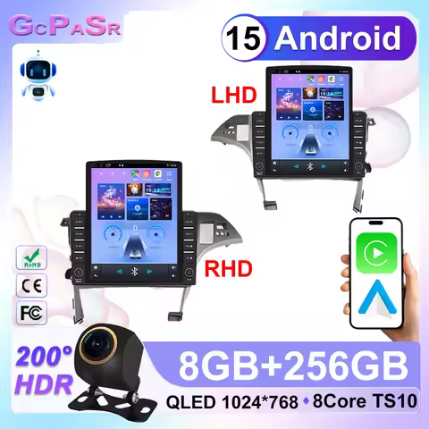 9.7" Android 15 For Toyota Prius 3 XW30 2009 - 2015 Right Hand Driver Car Radio Screen Multimedia Pl