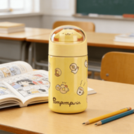 Miniso Series Thermos Cup Cute Cartoon Pompompurin Insulated Cup Stainless Steel Vacuum Thermal Mug 