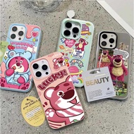 Cute Strawberry Bear image suitable for Infinix Hot 60 Pro Plus 60i 50i Hot50 Smart 10 9 Hot 40 Pro 