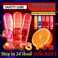 SAFETY Fruit Lubricant Fruits Fun 80ml Water Soluble Fruity Lubricant Lube Minyak Fruit Pelincir Jel