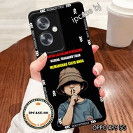 OPPO Case oppo a79 5g Available For A98 5G A96 A76 A18 A38 A16 A57 A17 A17K - Fashion Motif Case - S