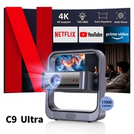 Fintex C9 Smart Portable Bluetooth Projector 700ANSI 4K 5G WiFi  Portable wireless screen mirroring