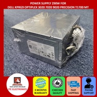 DELL KPRG9 OPTIPLEX 3020 7020 9020 PRECISION T1700 T20 MT 290W PSU H290AM-00 L290AM-00 PS-3291-1DF P