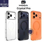 HODA CRYSTAL PRO CASE supports wireless charging for iPhone 17 Pro Max, 17 Pro, 16 Pro Max, 15 Pro M