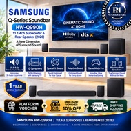 (TNG REBATE) Samsung HW-Q990H/XM HW-Q990H Q-Series 11.1.4ch Soundbar with Wireless Subwoofer & Rear 
