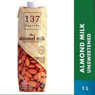 137 Degrees® Almond Milk Unsweetened,  1 liter