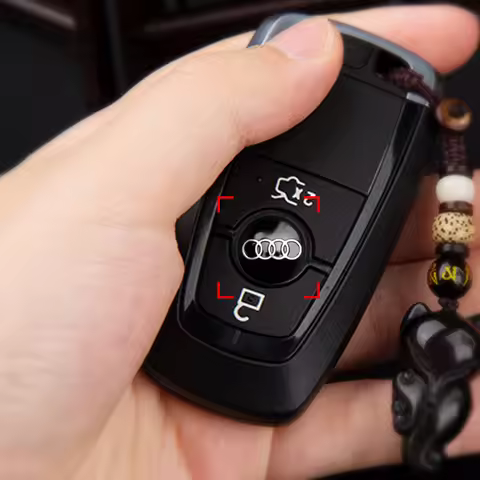 14mm Car Remote Key Fob Emblem Badge Radio Button Decal For Audi Sline TT A6 C6 C5 C7 A5 A4 B8 B6 B7