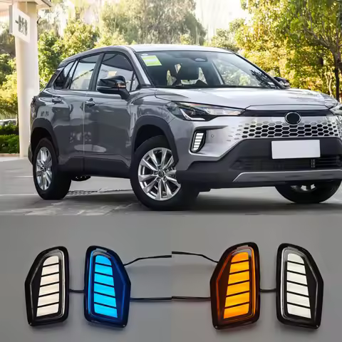 For Toyota Corolla Cross 2026 Daytime Running Lights New Sharp Cross LED DRL Sequential Flowing Turn