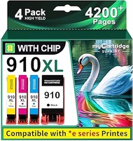 910XL Ink Cartridges for HP Printers Replacement for HP 910 Ink HP 910XL Ink Cartridges Combo Pack f