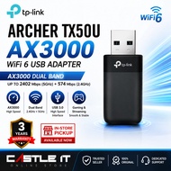 TP-Link Archer TX50U AX3000 WiFi 6 USB Adapter Dual Band High Speed Wireless Dongle