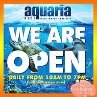 [BELI 2 RM2 OFF] Aquaria KLCC Ticket Kuala Lumpur Valid Until 30 June 2024