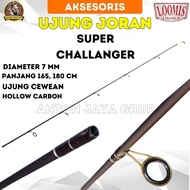 Ujung Joran Loomis Super Challanger Panjang 165 180 Bahan Carbon Hollow