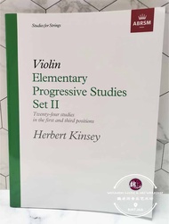 ABRSM Violin Elementary Progressive Studies Set II by Herbert Kinsey Violin Set 2