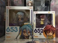 ✶自售✶GSC 黏土人 652 653 NO GAME NO LIFE 遊戲人生 空 & 白 官網特典版 短篇日文小說