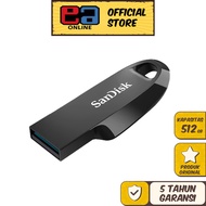 SanDisk CZ550 Ultra Curve USB 3.2 100MBps Flashdisk - 512GB
