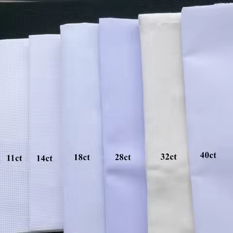 42x50cm 28ct 18ct 16ct 11ct Aida cloth cross stitch fabric canvas DIY handcraft supplies stitching e