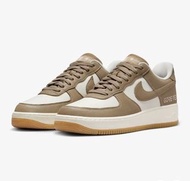 [防水新款] Nike Air Force 1 GTX Low Korean Hangul Day Men Sneakers Color Sail Gum Light Brown Khaki Size