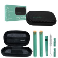 nugbuddy J-Kit - On The go Travel Case Accessory, No Odor Carbon Lining - Water Resistant Case - Gla