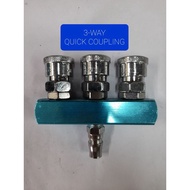 2WAY 3WAY 4WAY 5WAY 1/4" QUICK COUPLING READY STOCK