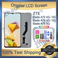 ZTE Blade A72 4G 5G A73 4G 5G A75 5G LCD Display Touch Screen With Frame Replacement