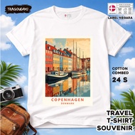 DENMARK Souvenir T-SHIRT DENMARK 27TAG made of 24s combed cotton