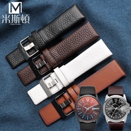 Substitute Diesel leather watch strap DZ4343DZ1657DZ4323 men and women couple watch accessories black