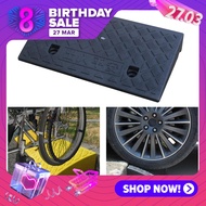 Best-Buy HOME Portable Curb Ramp Wheelchair Threshold Ramp Kerb Ramp Non-slip 7cm Black